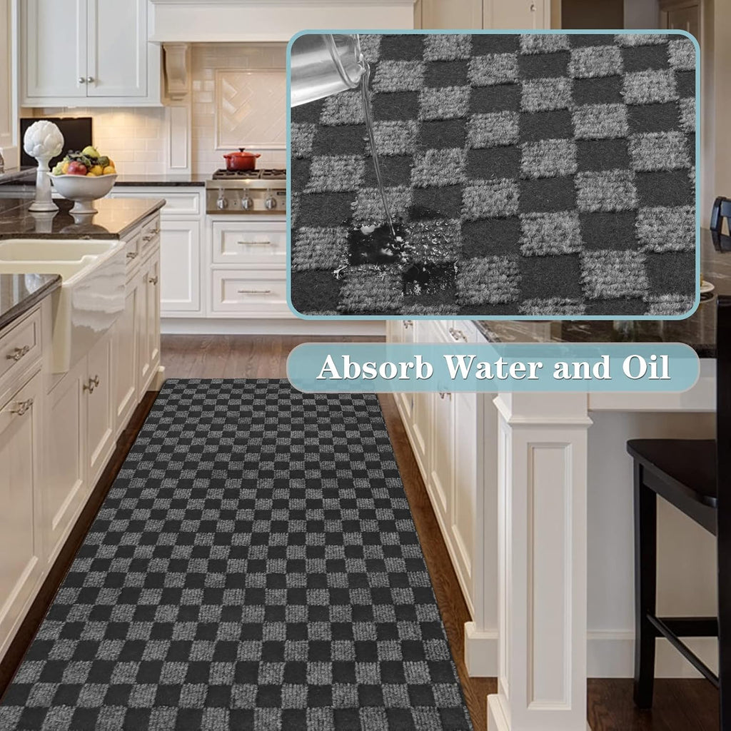 Runner Rug 2FT x 6FT, AYOHA 2'-82' Utility Carpet Runner Hallway Aisles Balcony Garages, Area Rugs with Non-Slip