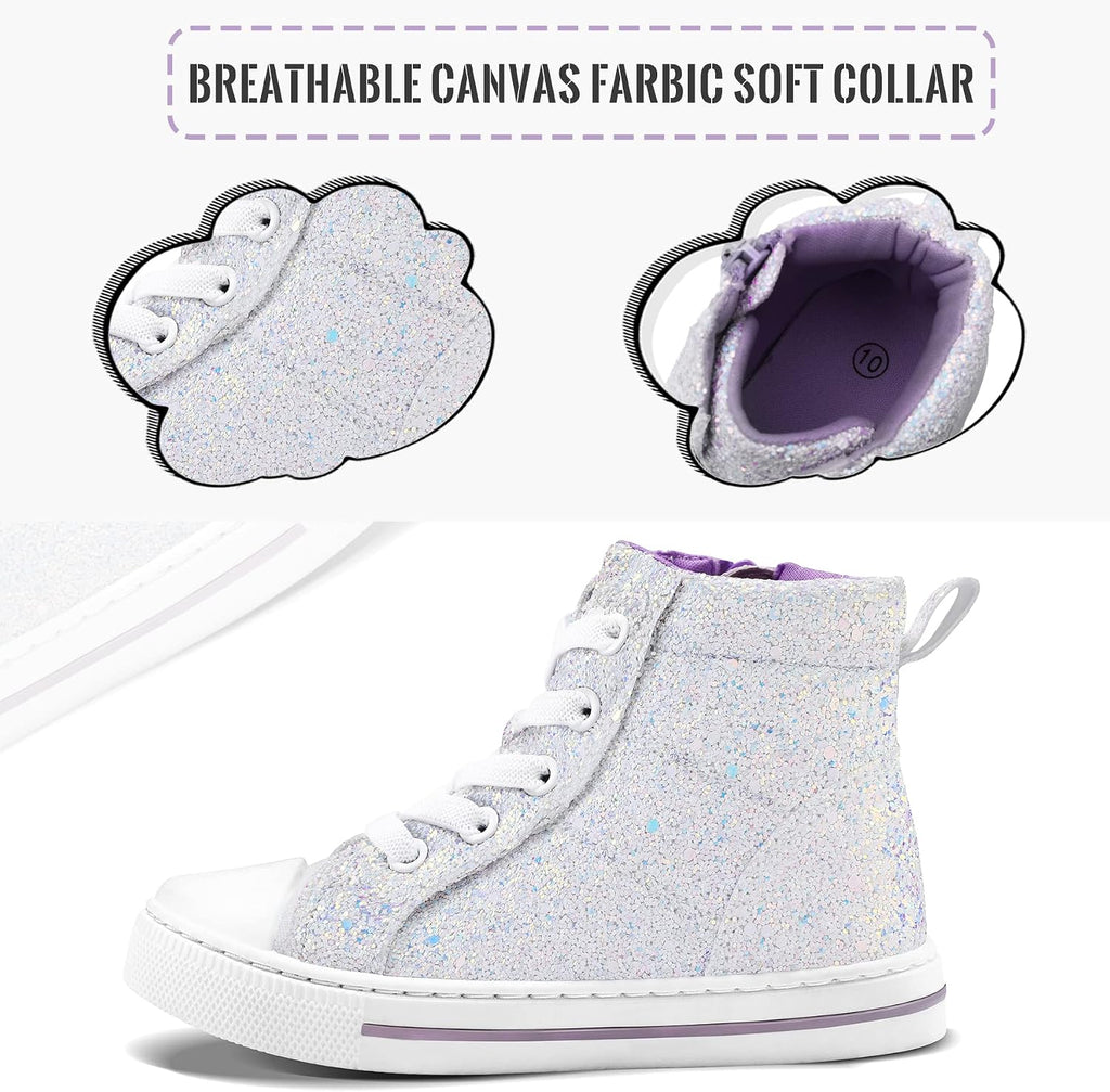 Toddler High Top Sneaker, Kids Sneakers for Boys and Girls