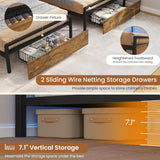 Triple Bunk Bed for Kids with Storage Drawers and Charging Station Twin Over Twin Metal Bunk Bed with Storage Shelves