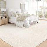 8x10 Washable Moroccan Geometric Area Rug, Ultra Thin Non-Slip Carpet for Living Room Bedroom