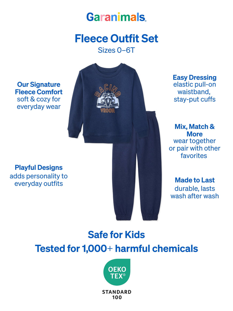 Baby & Toddler Boys Fleece Outfit Set, Sweatshirt & Sweatpants