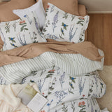 Comforter Set Queen - Cute Floral Bedding Comforter Set, 3 Pieces