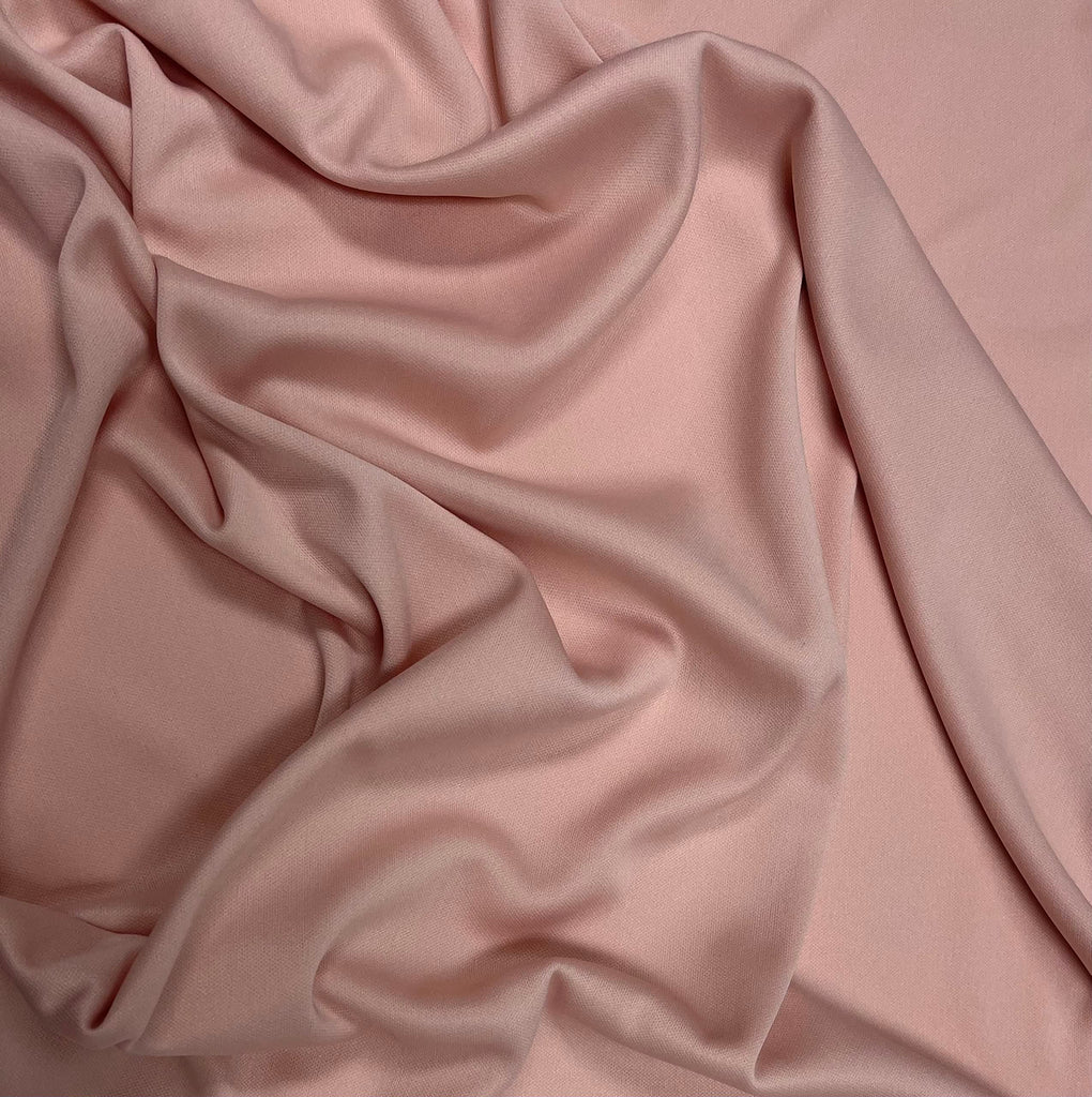 Interlock Fabric Lightweight Polyester Knit Lining Stretch 60'' Wide-1 Yard (Rose)