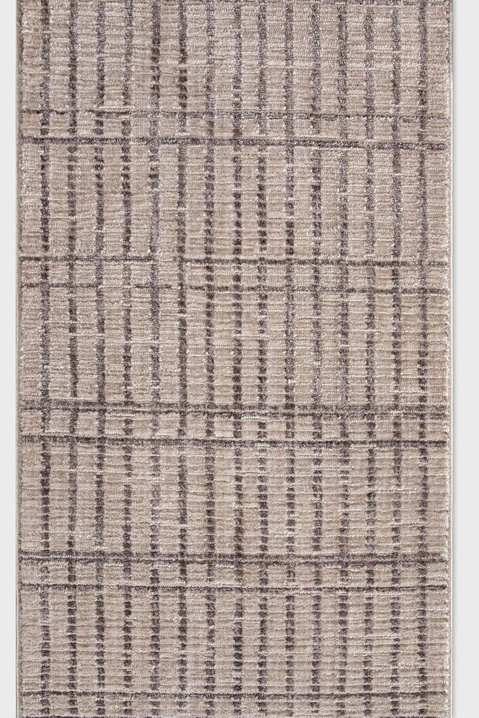 Custom Size Hallway Stair Runner - Nordlys Skog Ivory - 27 Inches Wide x 4 Feet Long Runner (27" x 4')