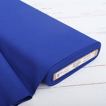 Indigo Blue Linen Fabric - 10 Yard Cut, 55" Wide