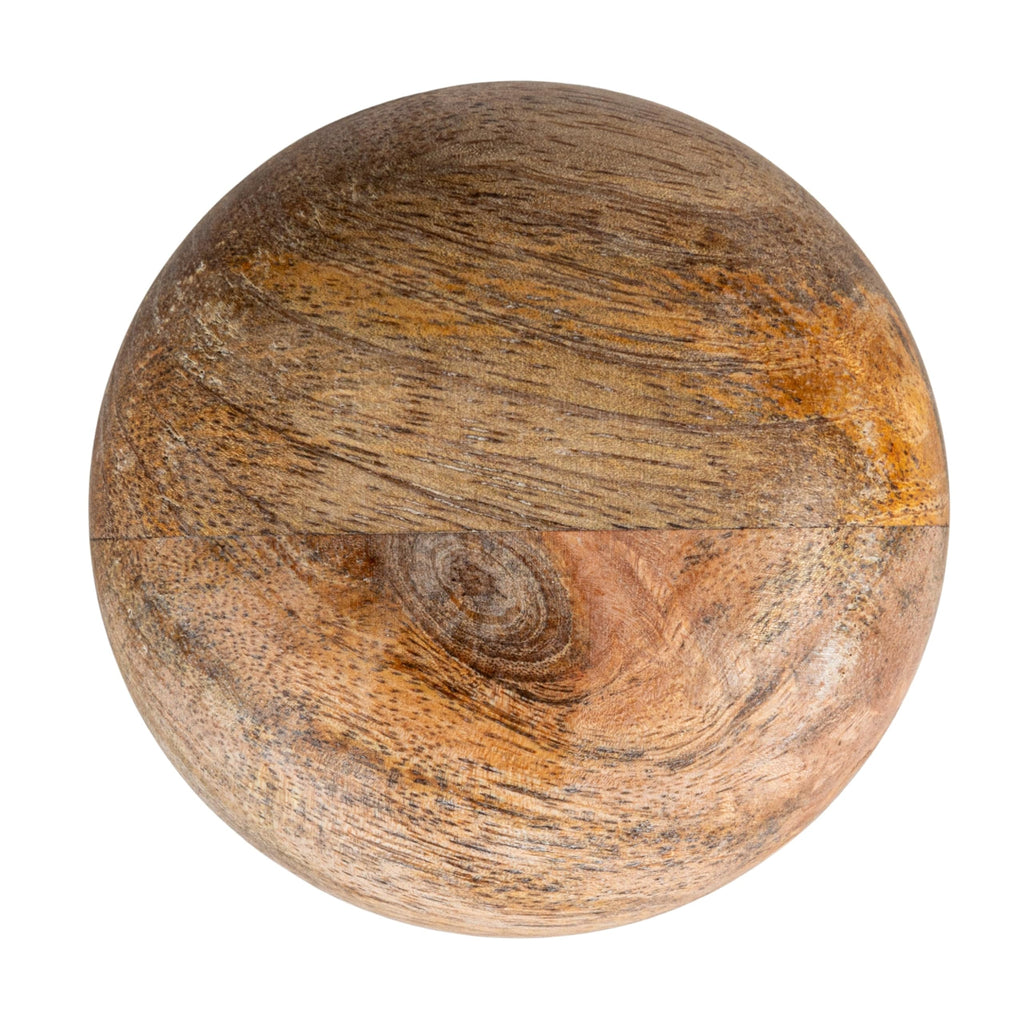 Co-Op Modern Marble Wood Lid, Natural Canister