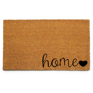 17.5x30 Home Door Mat with Heavy-Duty Backing - Coco Coir Doormat for Outdoor or Indoor Uses - Non-Slip Welcome Mats