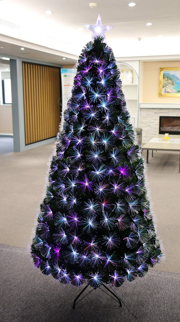 4 FT Pre-lit LED Color Changing Fiber Optic Small Artificial Christmas Tree (4ft)