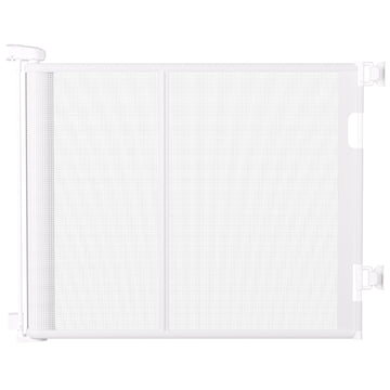 Retractable Baby Gates for Stairs& Doorways, Extends to 150", White