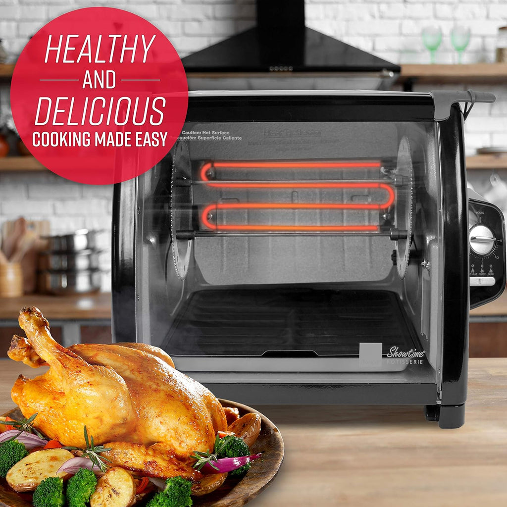 Modern Rotisserie Oven, Large Capacity (12lbs) Countertop Oven, Multi-Purpose Basket for Versatile Cooking, Easy-to