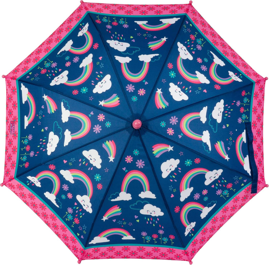 Joseph, Toddler and Little Kid Umbrella with Pinch Free Closure and Colorful Design