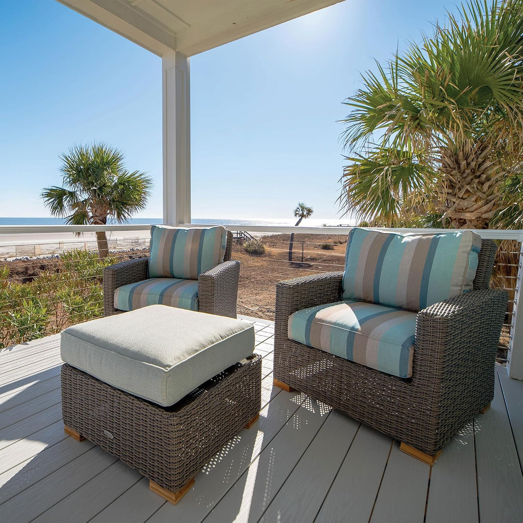 Sanibel Club Teak Chair, Granite