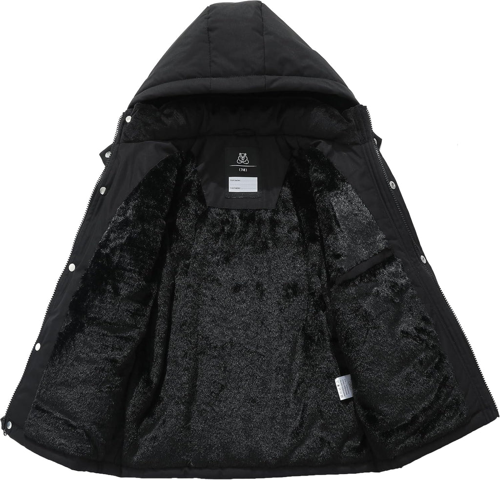 Boy's Winter Coat Waterproof Puffer Jacket| Warm Windbreak Parka