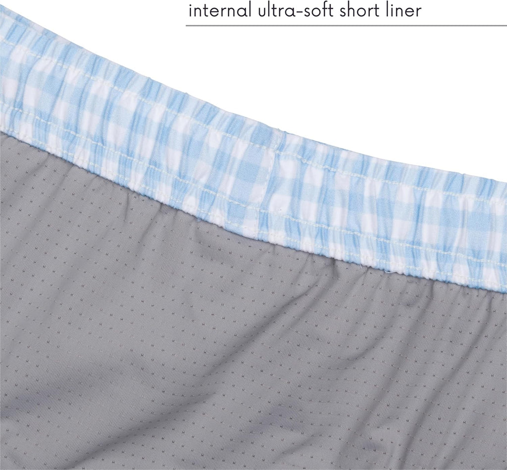 Boys' Short Sleeve Rash Guard & Swim Shorts Set - UPF 50+ Sun Protection
