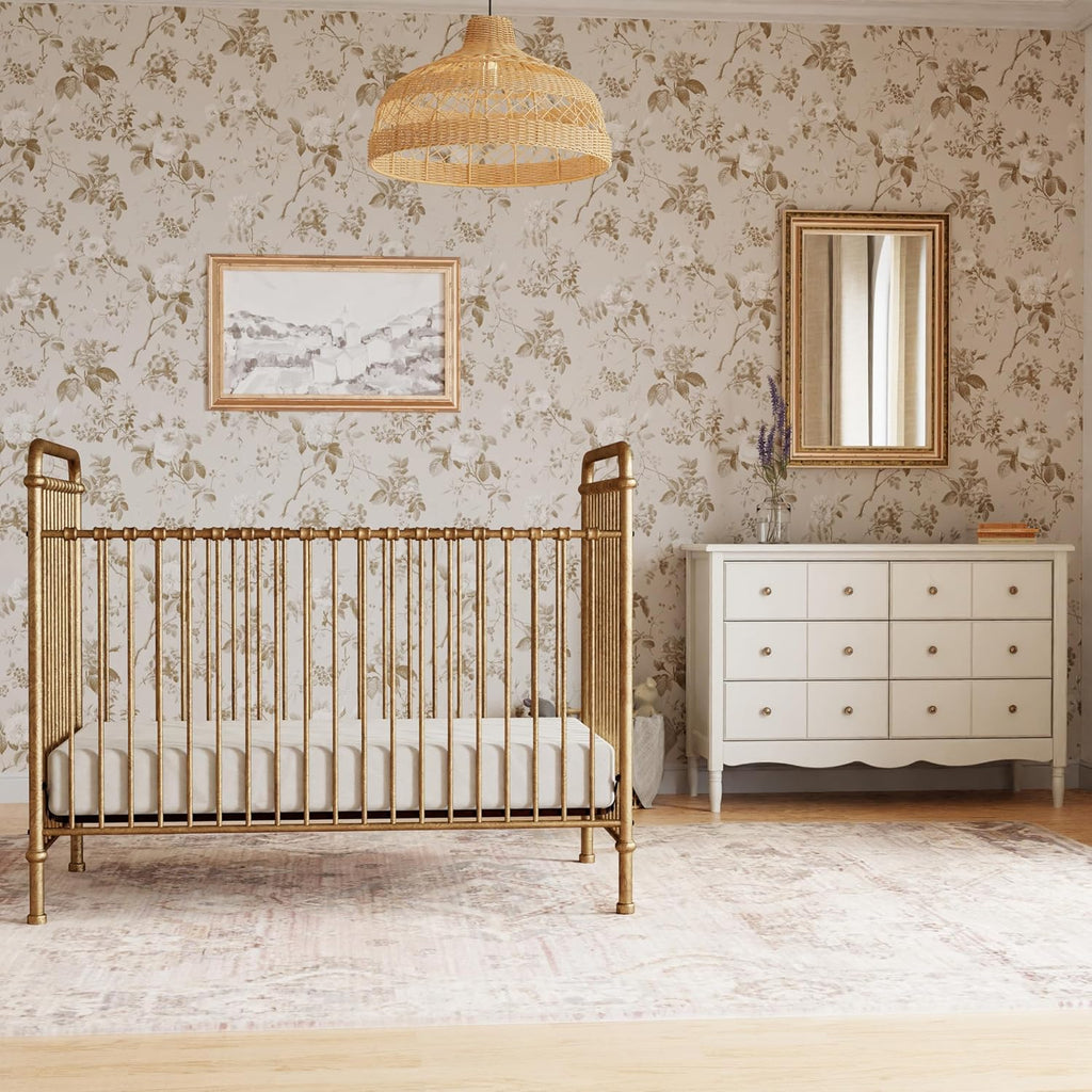 Abigail 3-in-1 Convertible Baby Crib Gold