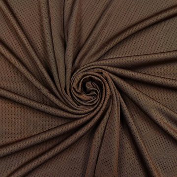 Textiles 10 Yards Bolt Brown Pro Mesh Heavy Athletic Jersey Fabric