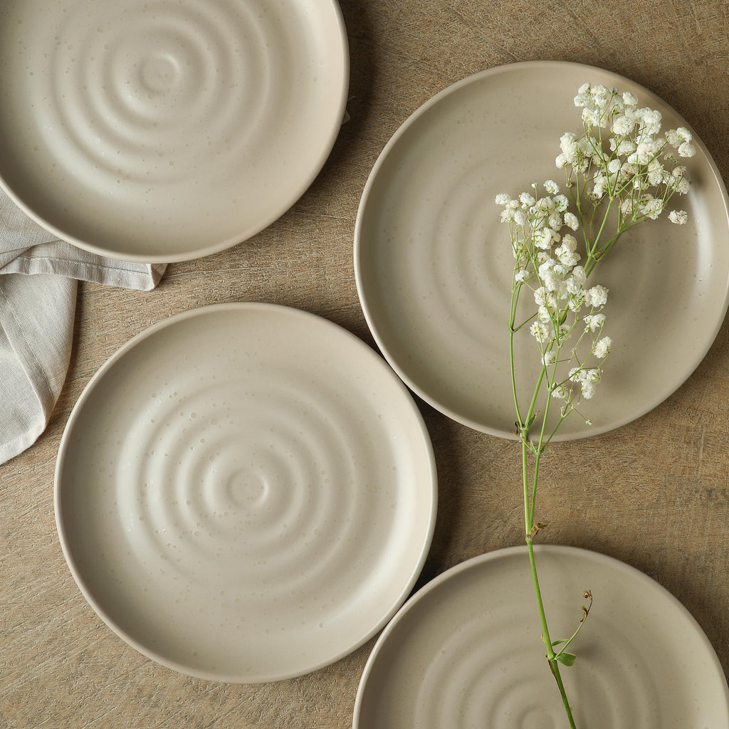 Ion 12-Piece Dinnerware Set Stoneware, Beige