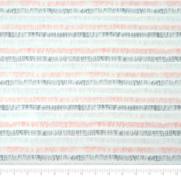 Fabrics, 100% Cotton, Pink and Grey Stripe, Cut by The Yard