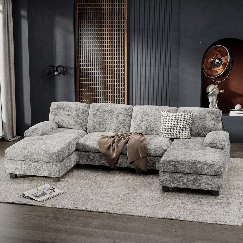 Furniwell Convertible Sectional Sofa Couch