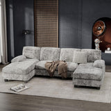 Furniwell Convertible Sectional Sofa Couch