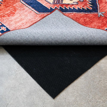Plush 2' x 4' Nonskid, Nonslip Rug Pad, Reversible Gripper, 1⁄4 Thick, Safe for All Floors and Carpet - Set of 8