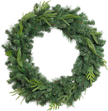 Cedar and Pine Artificial Christmas Wreath - 36" - Unlit