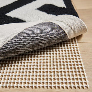 Slip Resistant Rug Pads for Hardwood Floor, 5x7 Cream - Set of 35