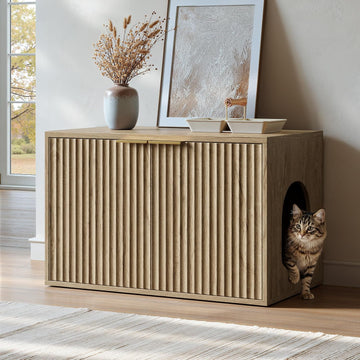31.5" Cat Litter Box Enclosure Furniture
