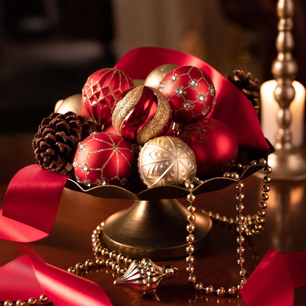 30ct Christmas Tree Decorations Ball Ornaments 2.36 Inches