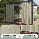 Gazebo Curtains Outdoor Waterproof 6 Panels - Windproof, Pri - Image 2
