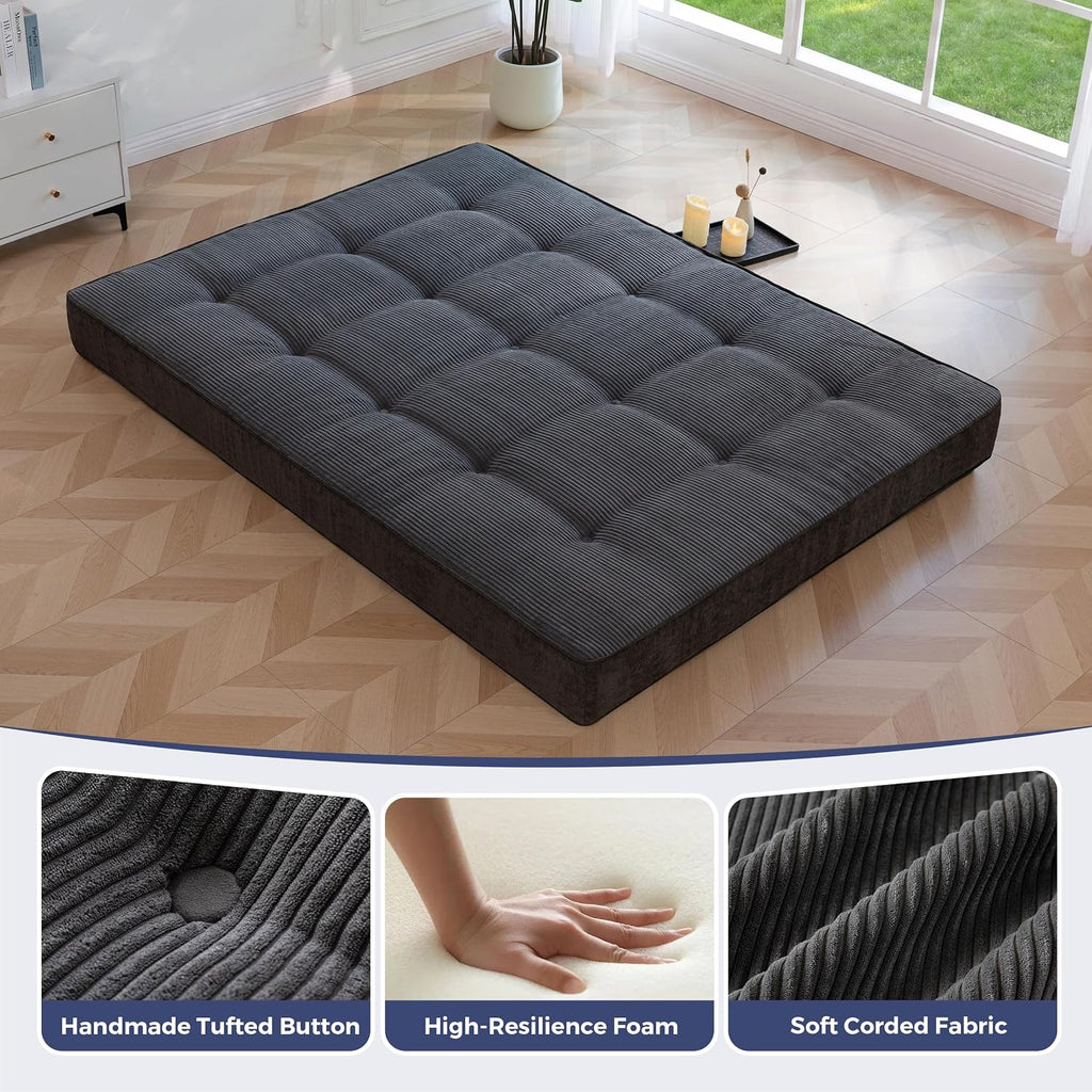 6" Extra Thick Japanese Floor Mattress Futon Mattress