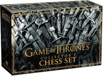 Game of Thrones Collector's Chess Set | 32 Custom Sculpt HBO Game of Thrones TV Characters Chess Pieces | 2 Players