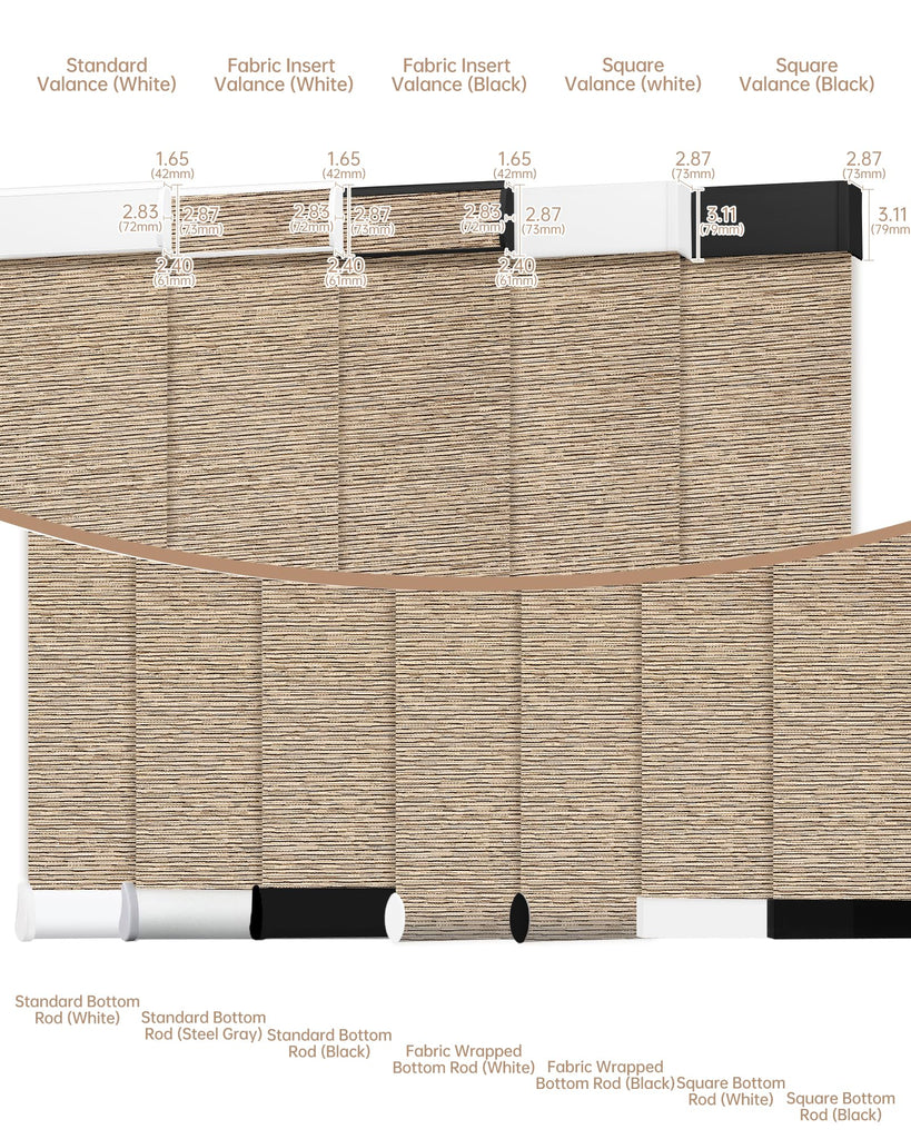 Motorized Blinds with Remote, APP, Voice Control - Light Filtering