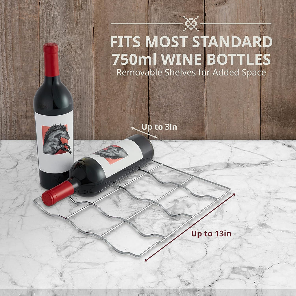 12 Bottle Red And White Wine Thermoelectric Wine Cooler/Chiller Counter Top Wine