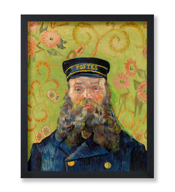 Art Vintage Van Gogh Poster - Retro Impressionism Print - Gift for Artist, Painter - The Postman Joseph Roulin