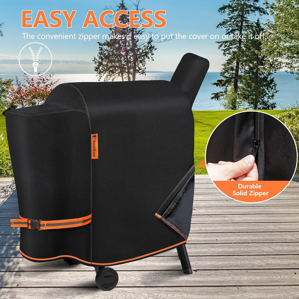 1000D Heavy Duty Grill Cover for Traeger Pro 22/575 Series BAC503 | Waterproof Wood Pellet Smoker Cover, Tear & Fade
