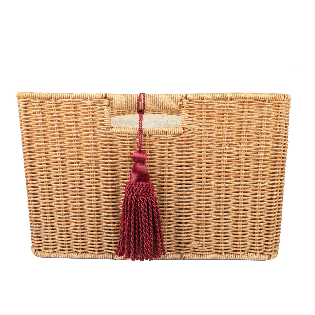Tassels with Loops, DIY Decorative Tassel,Red - 2 Pack