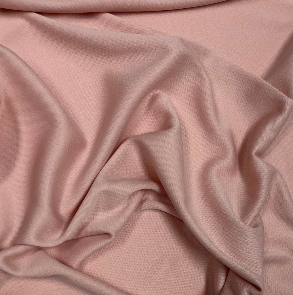 Interlock Fabric Lightweight Polyester Knit Lining Stretch 60'' Wide-1 Yard (Rose)