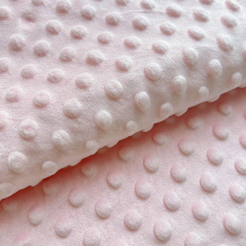 2Yardx62.6 Minky Dot Fabric by The Yard DIY Making Supplies Quilting Patchwork Cushions Plush Fleece Fabric Minky