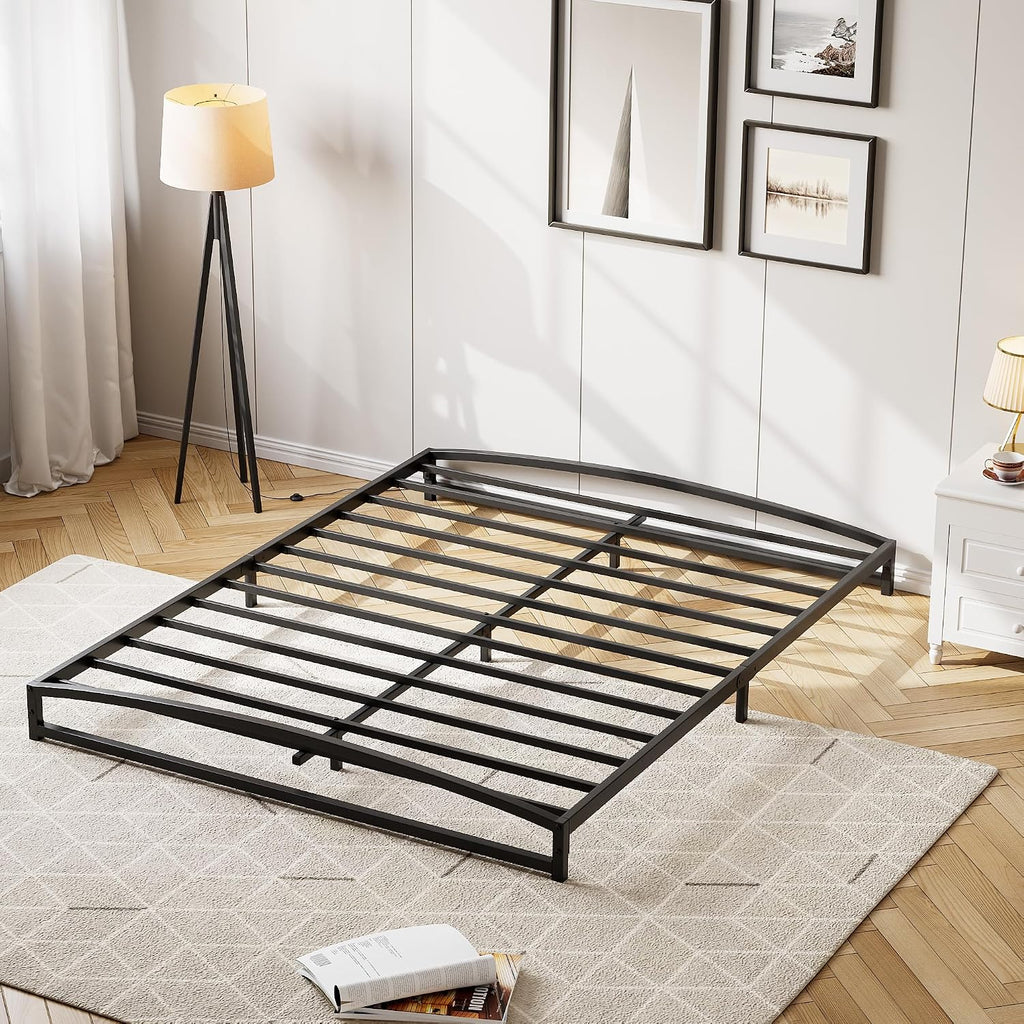 Low Bed Frame Queen Size - Black