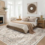 Area Rug 10x14 Washable Vintage - Soft Traditional Rug