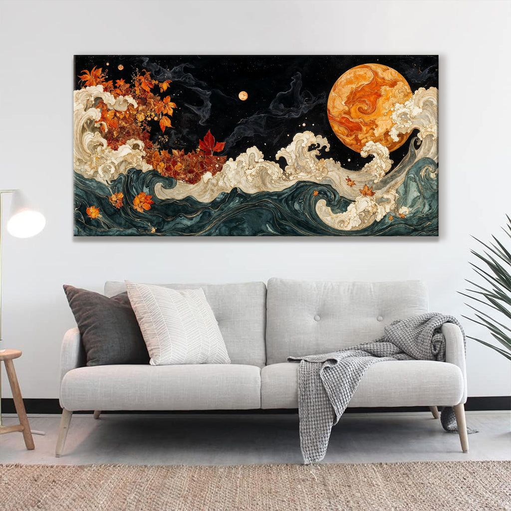 Large Wall Art Boho Abstract Modern Wall Artwork Prints Colorful Canvas Art Wall Decor Painting Pictures Abstract