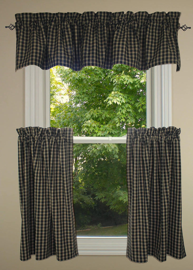 Country Classic Black Valance 72x14, 72inchx14inch