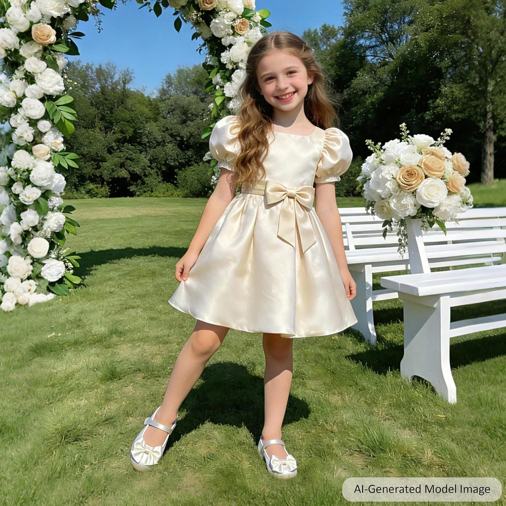 Toddler Flower Girl Dress Shoes Girl Ballet Flats Party School Shoes Wedding