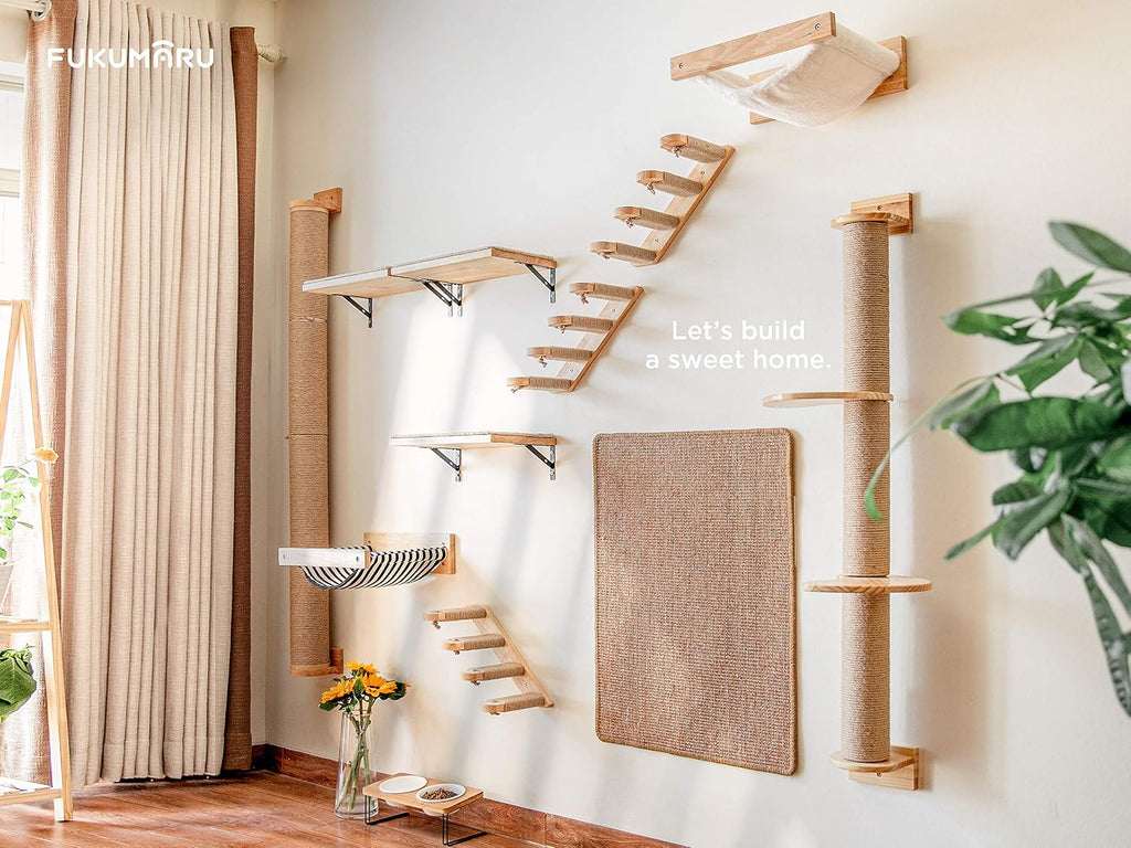 Cat Climbing Shelf Wall Mounted, Small