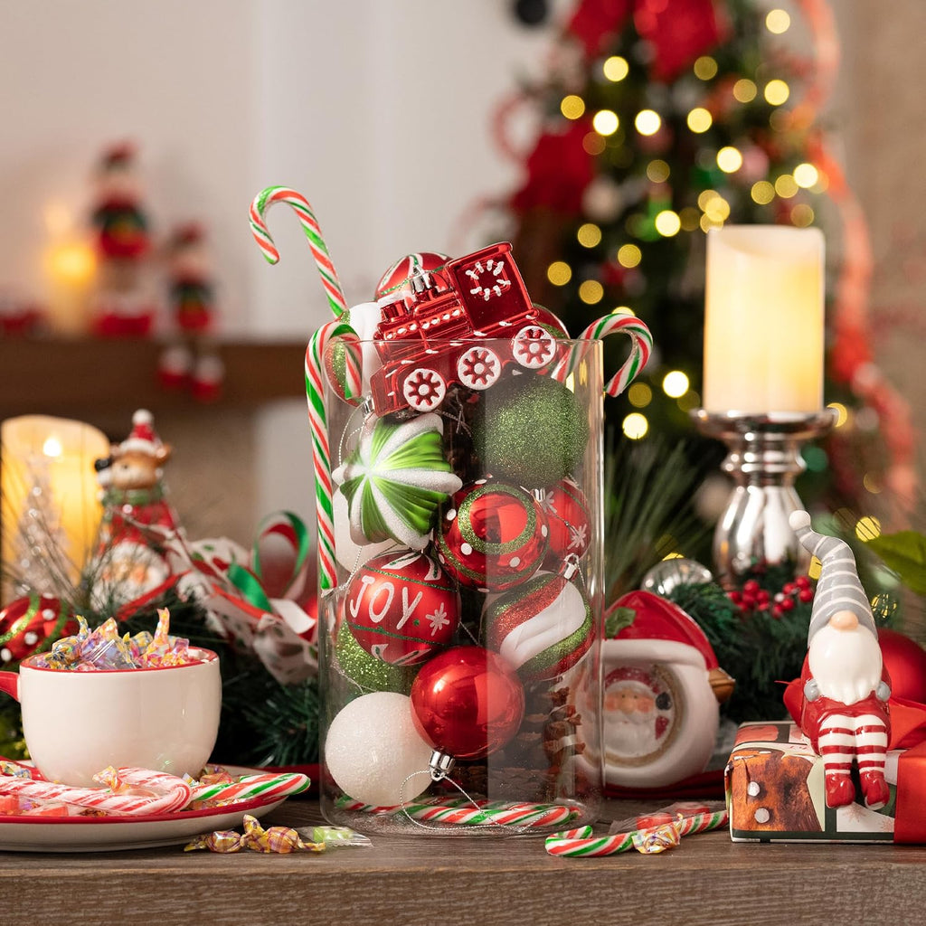 100ct Christmas Ornaments Tree Decorations Set