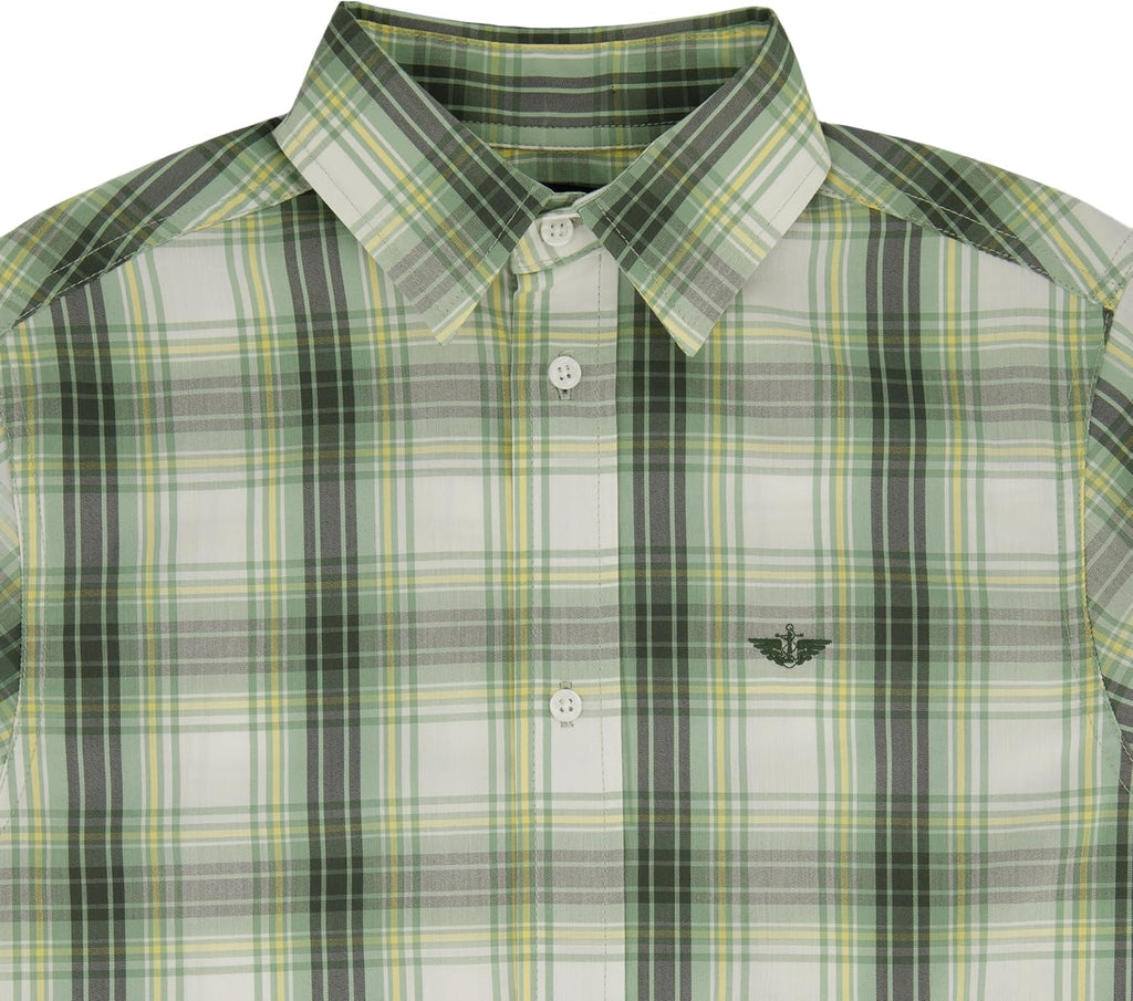 Boys' Long Sleeve Poplin Button Down Shirt