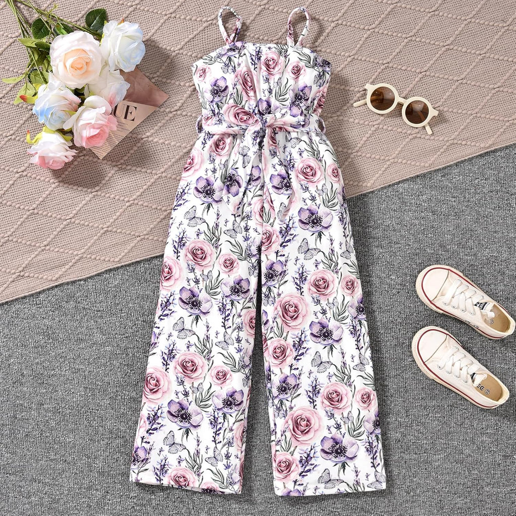 Toddler Little Girl 2 Piece Outfits Long Sleeve Ribbed Knitted Cardigan And Sleeveless Jumpsuit
