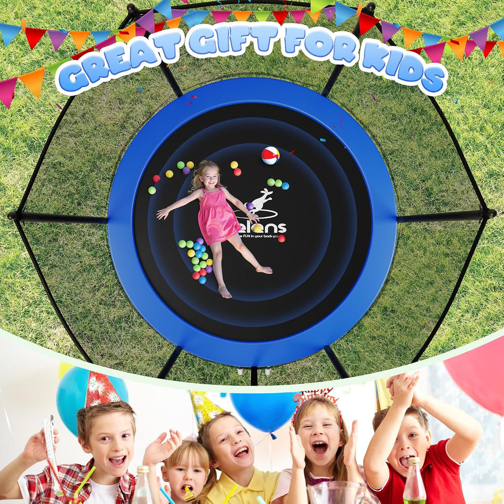 Trampoline 8FT 10FT 12FT 14FT 15FT, Outdoor Trampolines with Enclosure Net, Recreational Anti-Rust Trampolines for
