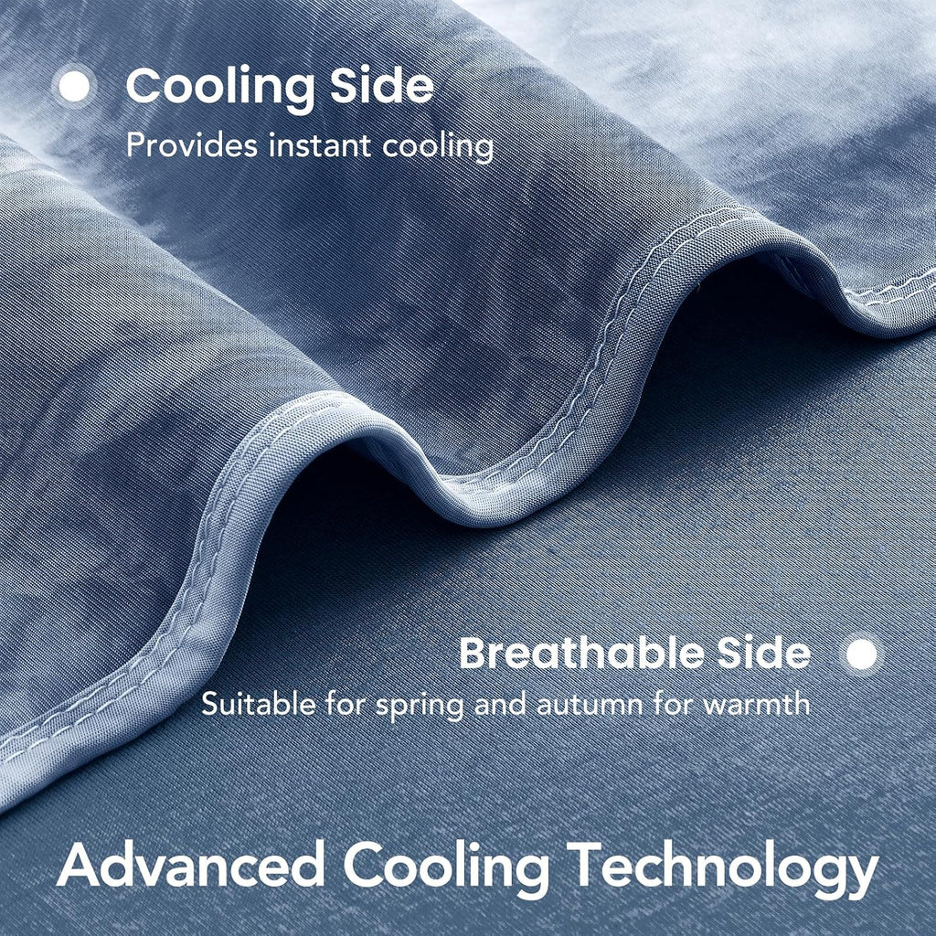 Cooling Blanket King Size 90"x104" for Hot Sleepers | Cold Summer Soft Blanket for Bed Couch and Travel Absorbs Heat